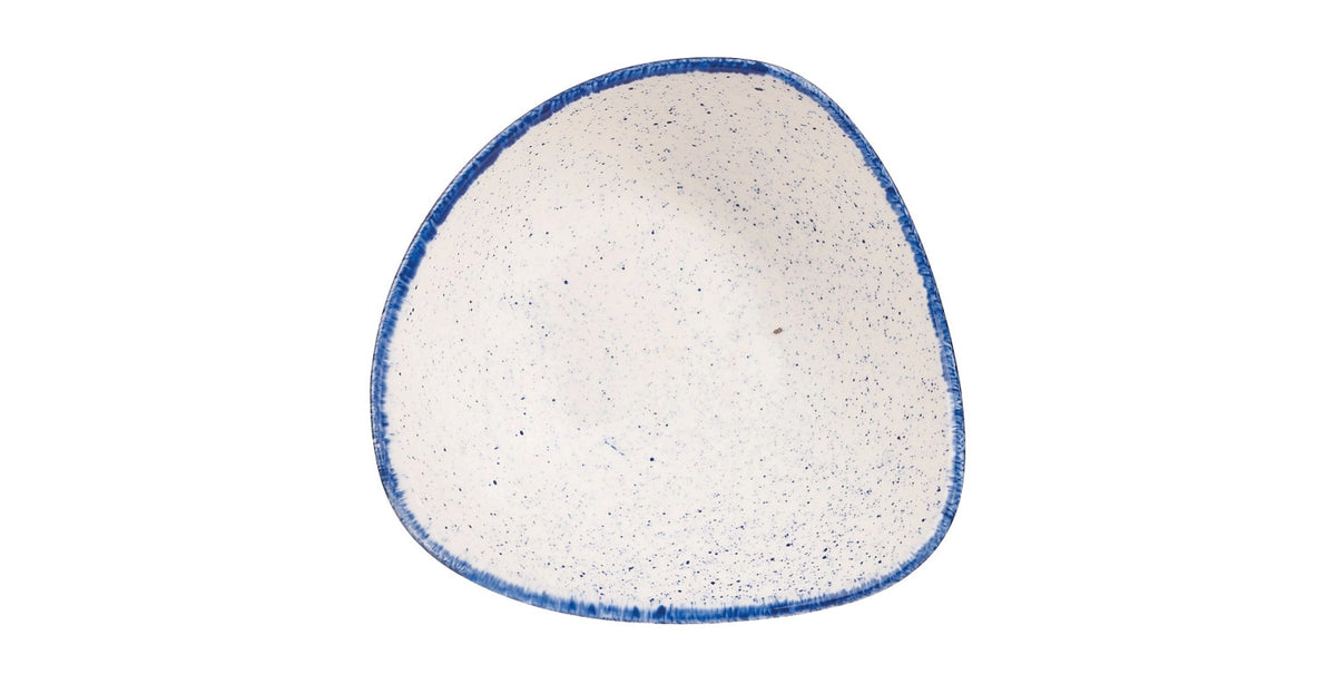 Stonecast Hints Indigo Blue Triangel Schüssel 15.3cm in Blau präsentiert im Onlineshop von KAQTU Design AG. Teller ist von Churchill