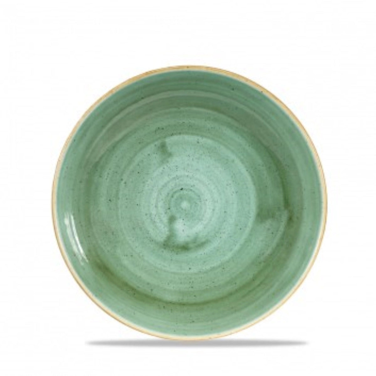 Stonecast Samphire Green coupe tief 24.8cm in Grün präsentiert im Onlineshop von KAQTU Design AG. Teller ist von Churchill