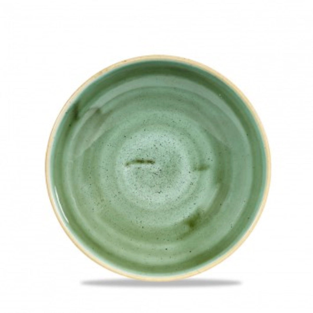 Stonecast Samphire Green coupe tief 18.2cm, 42.6cl in Grün präsentiert im Onlineshop von KAQTU Design AG. Teller ist von Churchill