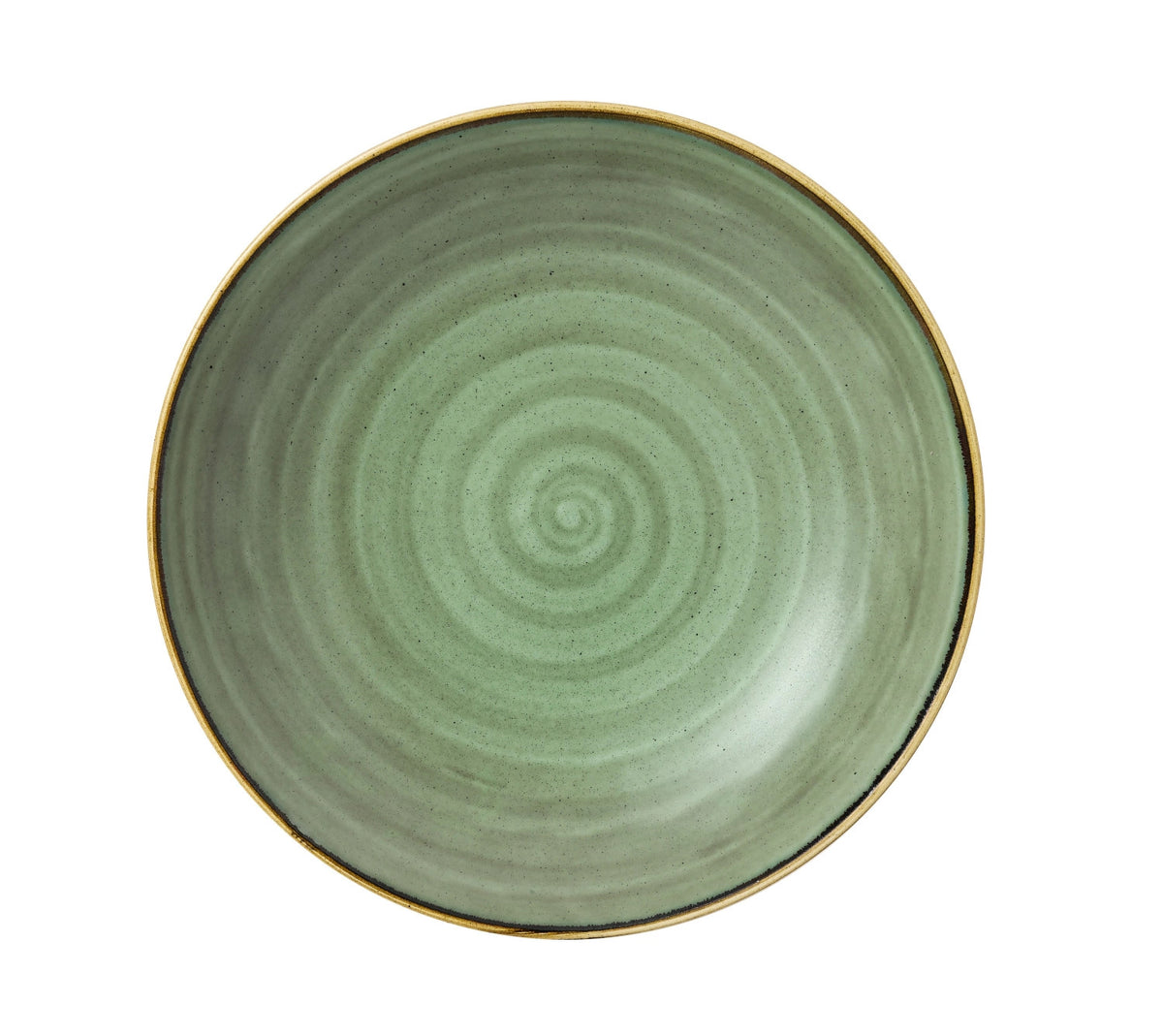 Stonecast Samphire Green Coupe Teller tief 31cm in Grün präsentiert im Onlineshop von KAQTU Design AG. Teller ist von Churchill