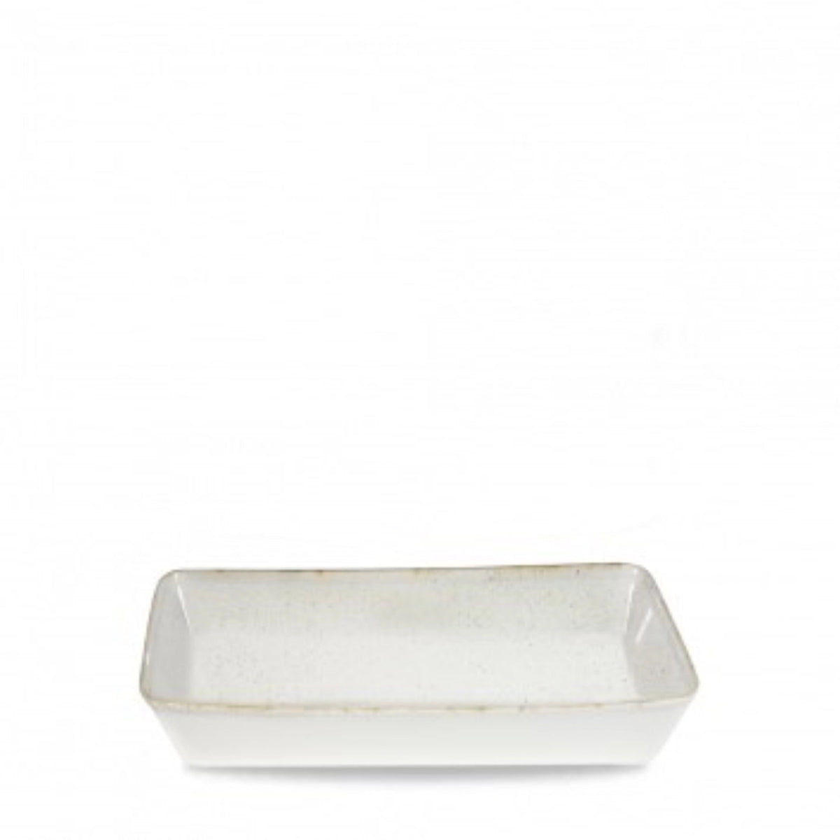 Stonecast Hints Barley White Backform 38x25x6.2cm in Weiss präsentiert im Onlineshop von KAQTU Design AG. Backform / Backblech ist von Churchill