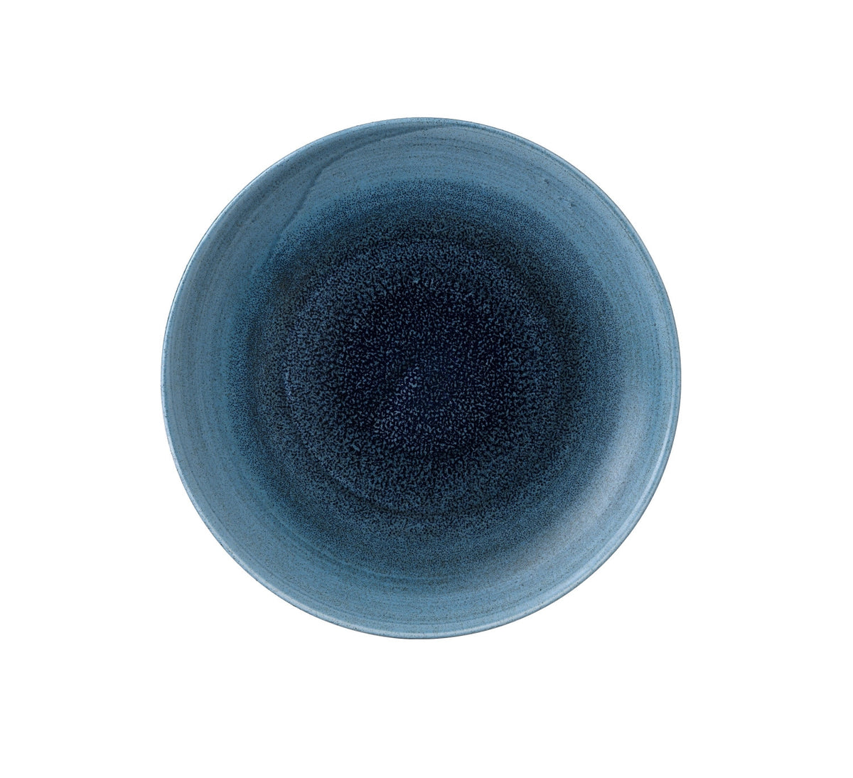 Stonecast Aqueous Lagoon Coupe Teller flach 21.7cm in Blau präsentiert im Onlineshop von KAQTU Design AG. Teller ist von Churchill