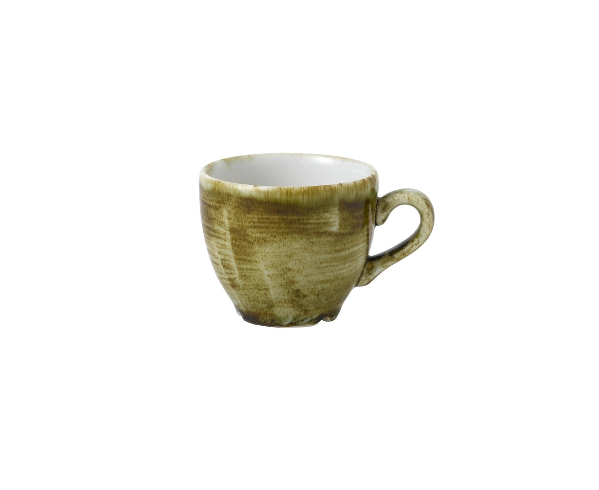 Stonecast Plume Olive Espressotasse 10cl in Grün präsentiert im Onlineshop von KAQTU Design AG. Espressotassen ist von Churchill