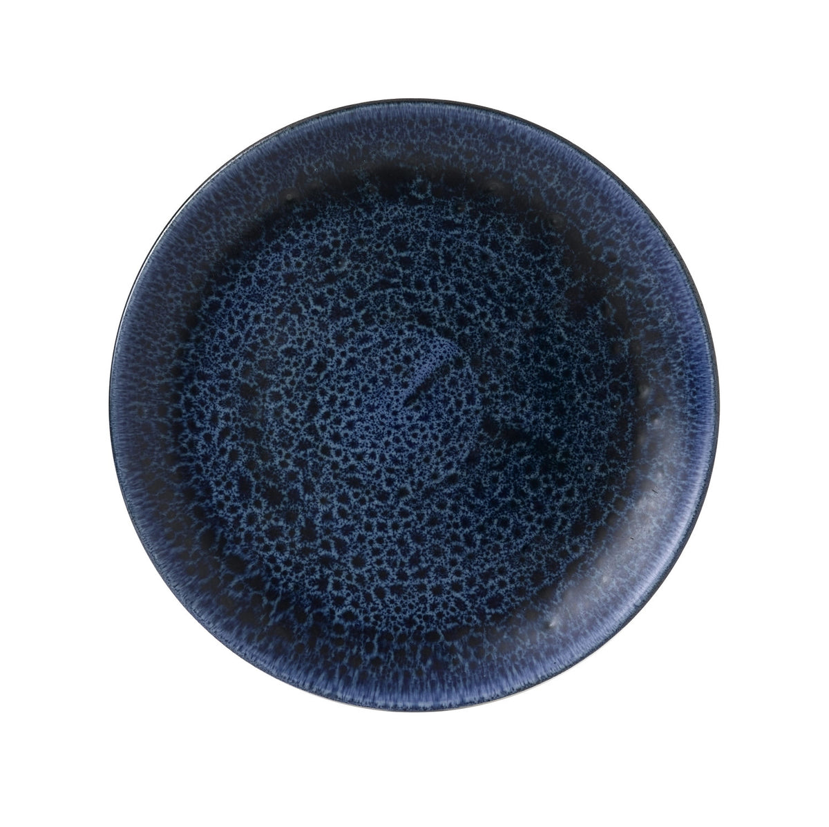 Stonecast Plume Ultramarine Coupe Teller flach 21.7cm in Blau präsentiert im Onlineshop von KAQTU Design AG. Teller ist von Churchill