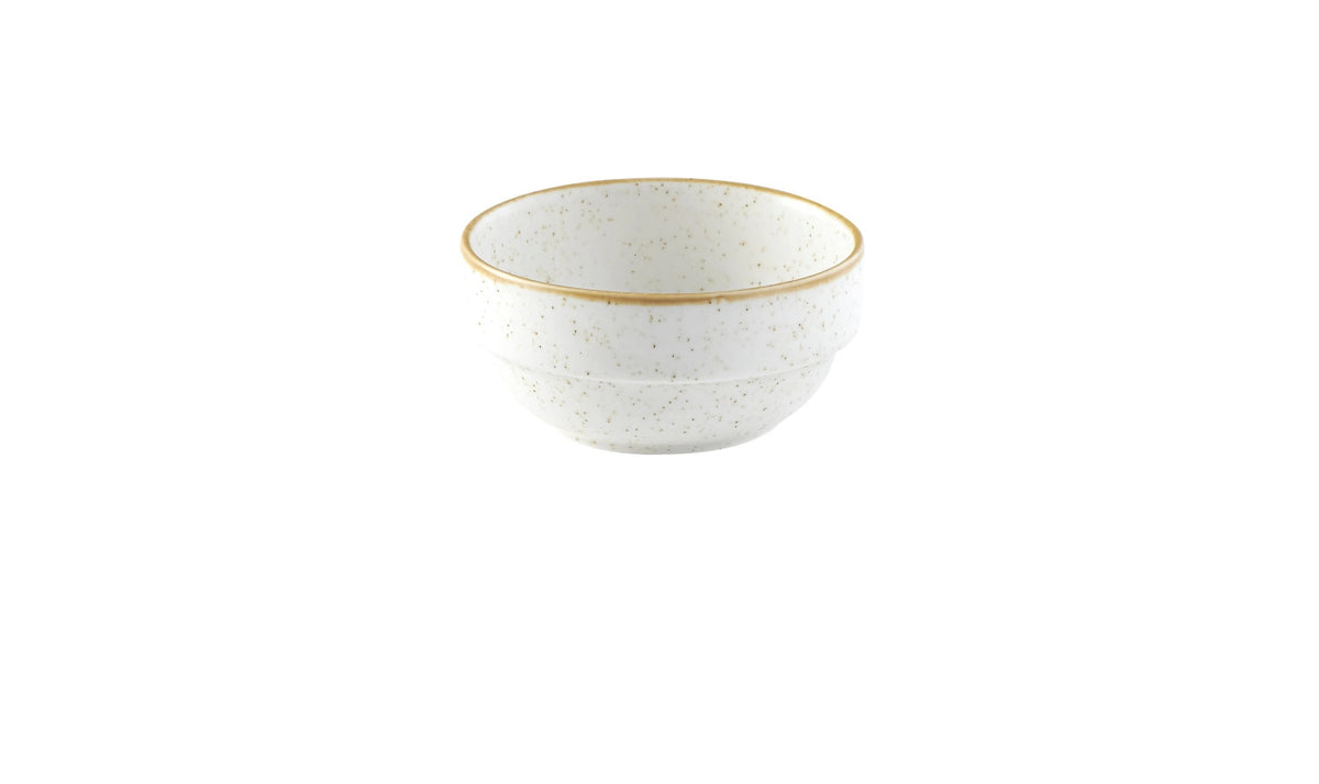 Stonecast Barley White Stapelschüssel 36cl 11.5cm H5.5cm in Weiss präsentiert im Onlineshop von KAQTU Design AG. Schüssel ist von Churchill