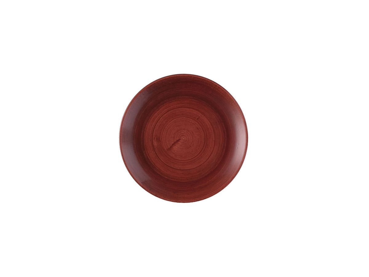 Stonecast Patina Red Rust Coupe Teller 21.7cm in Rot präsentiert im Onlineshop von KAQTU Design AG. Teller ist von Churchill
