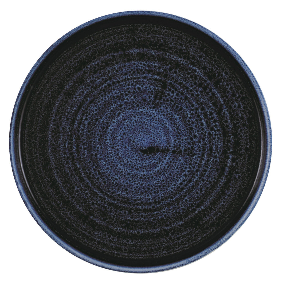 Stonecast Plume Ultramarine Walled Teller 21cm, H2cm in Blau präsentiert im Onlineshop von KAQTU Design AG. Teller ist von Churchill
