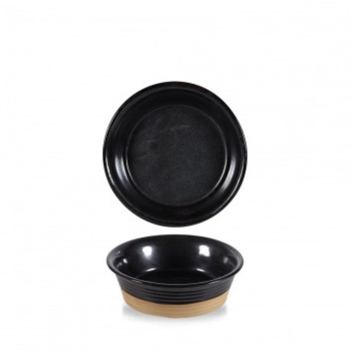 Igneous Black Schale 16cm 55cl in Schwarz präsentiert im Onlineshop von KAQTU Design AG. Schale ist von Churchill