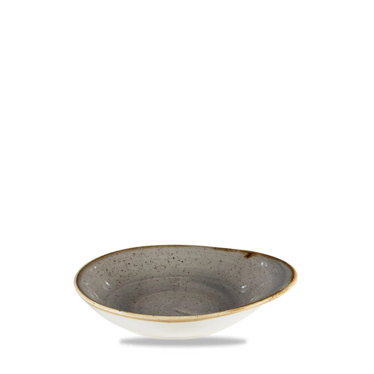Stonecast Peppercorn Grey Schale tief 16x14.5cm in Silber präsentiert im Onlineshop von KAQTU Design AG. Schale ist von Churchill