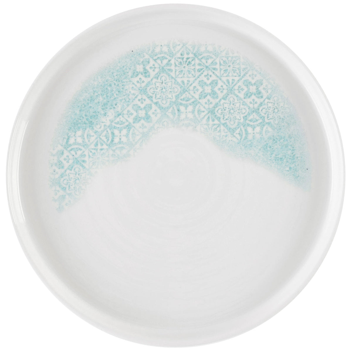 V.P. Med Tiles Aquamarine Chefs Walled Teller 21cm in Blau präsentiert im Onlineshop von KAQTU Design AG. Teller ist von Churchill
