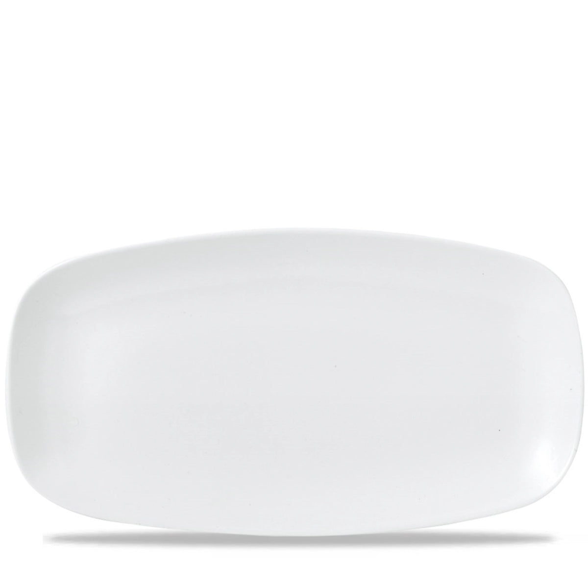 Vellum White Platte rechteckig 35.5x18.9cm in Weiss präsentiert im Onlineshop von KAQTU Design AG. Platte ist von Churchill