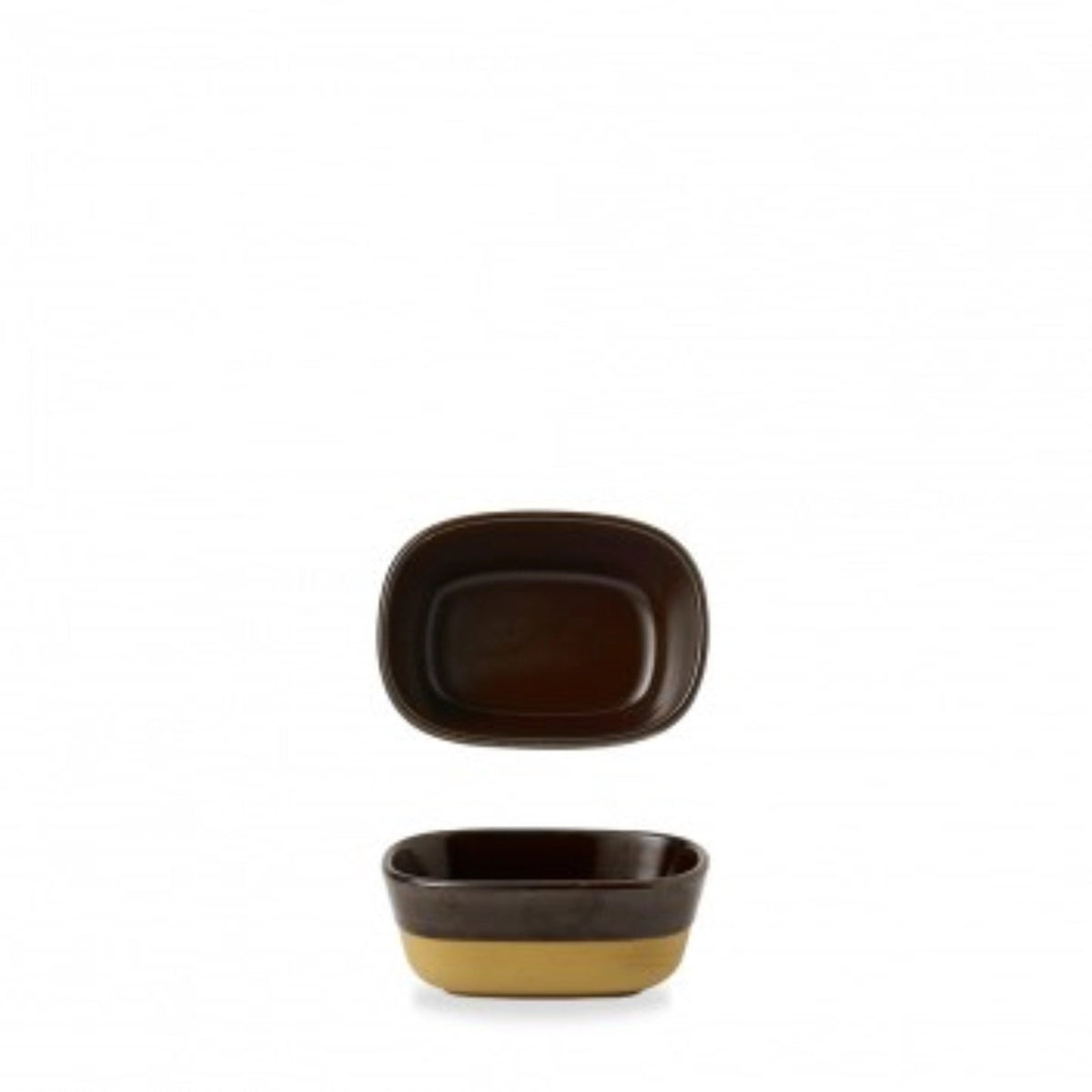 Emerge Cinnamon brown Schale 12x8.8x5cm in Braun präsentiert im Onlineshop von KAQTU Design AG. Schale ist von Churchill