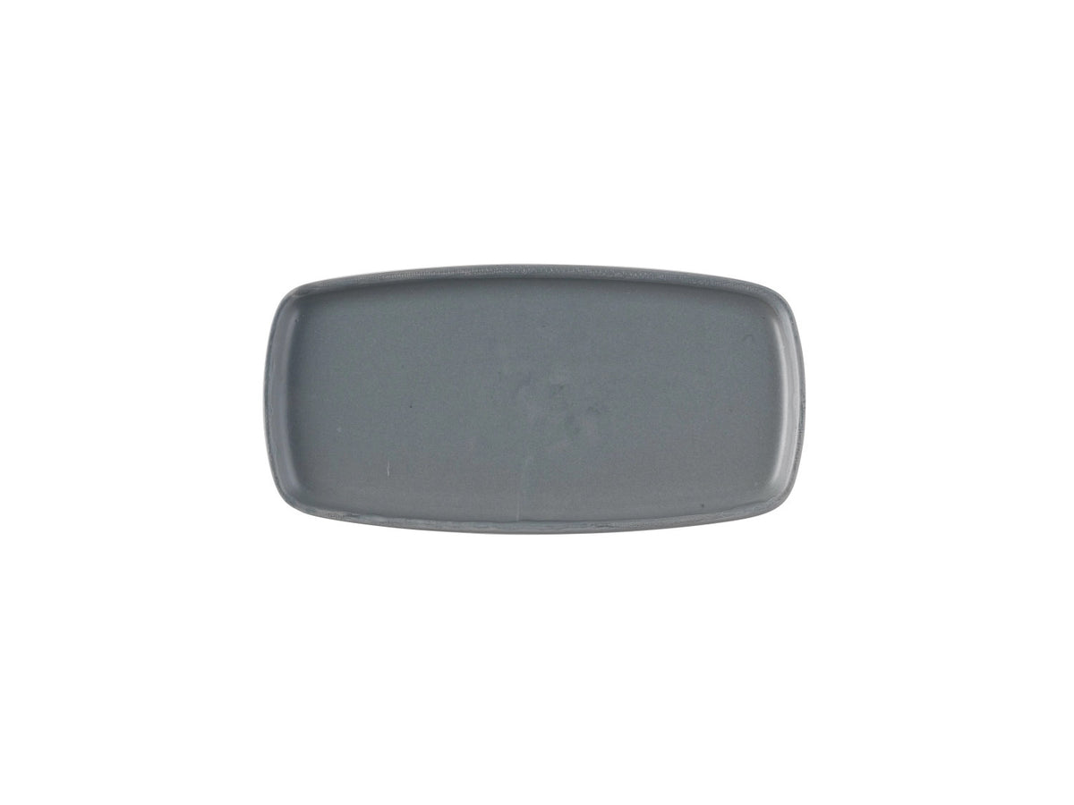 Emerge seattle grey Platte rechteckig 30x14.7cm in Silber präsentiert im Onlineshop von KAQTU Design AG. Platte ist von Churchill