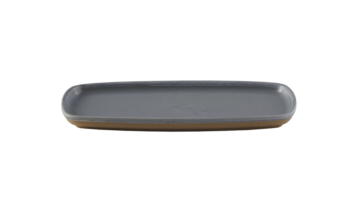 Emerge seattle grey Platte rechteckig 30x14.7cm in Silber präsentiert im Onlineshop von KAQTU Design AG. Platte ist von Churchill