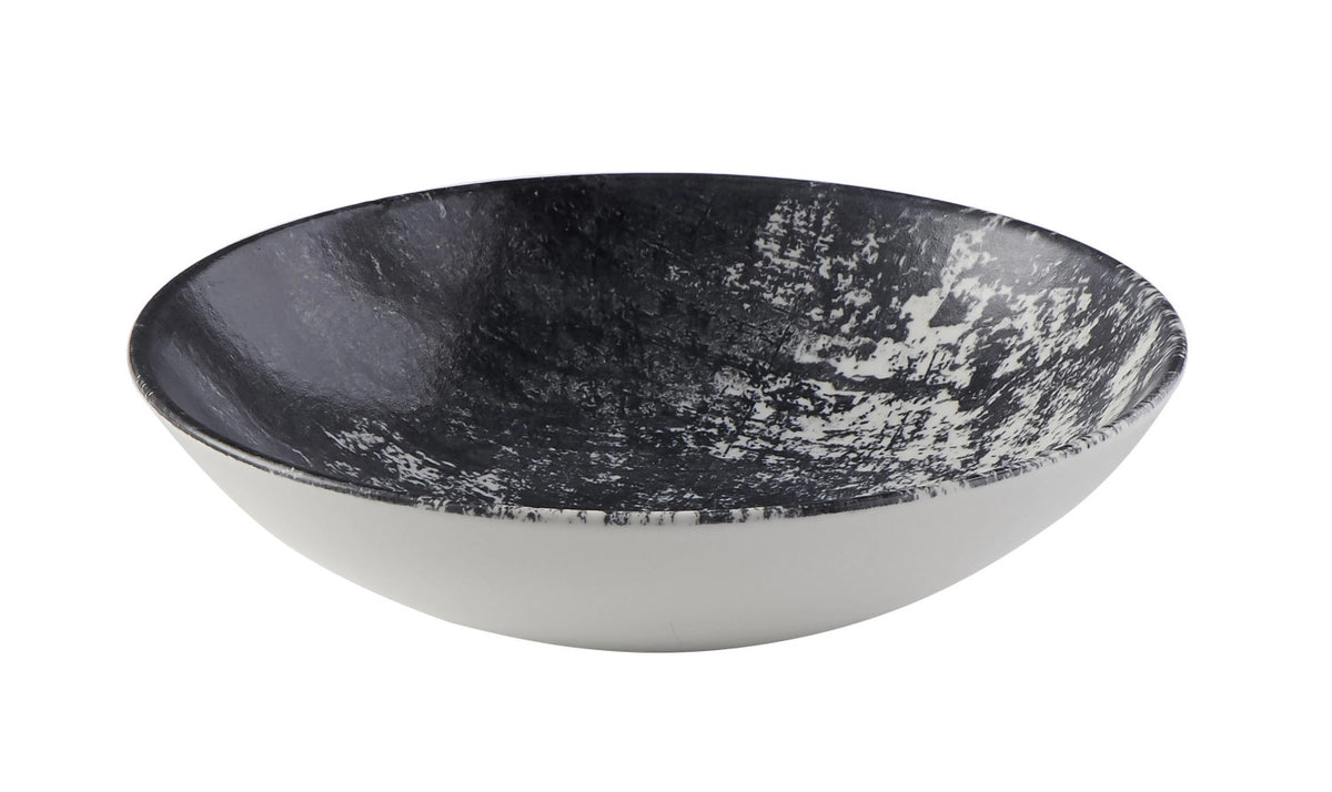 The Makers Collection Urban Black Coupe Teller tief, 18.2cm in Schwarz präsentiert im Onlineshop von KAQTU Design AG. Teller ist von Churchill