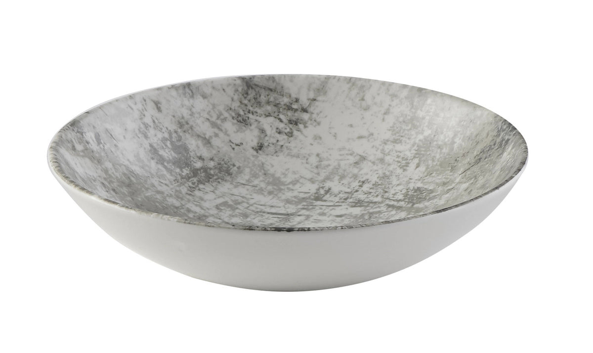 The Makers Collection Urban Grey Coupe Teller tief, 18.2cm in Silber präsentiert im Onlineshop von KAQTU Design AG. Teller ist von Churchill