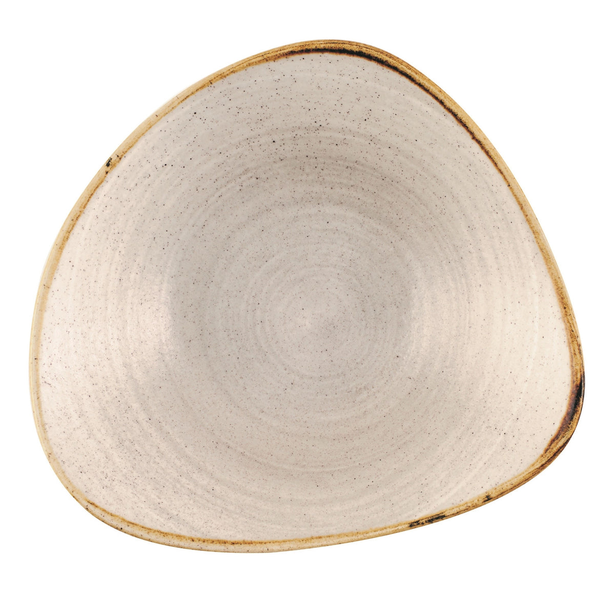 Stonecast Raw Grey Triangel Teller tief 18.5cm, 37cl in Grau präsentiert im Onlineshop von KAQTU Design AG. Teller ist von Churchill