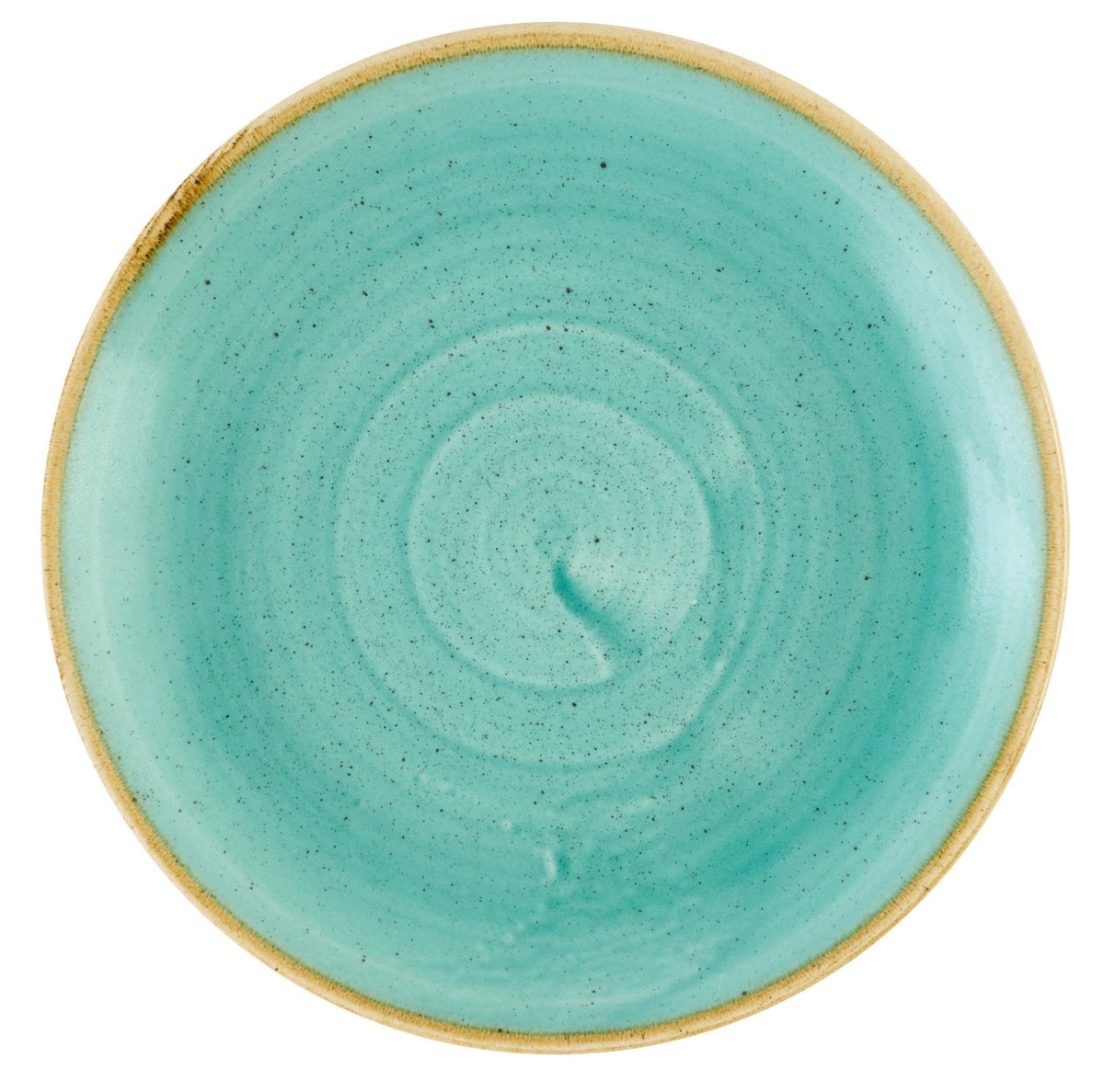 Stonecast Mint Coupe Teller Flach 16.5cm in Blau präsentiert im Onlineshop von KAQTU Design AG. Teller ist von Churchill