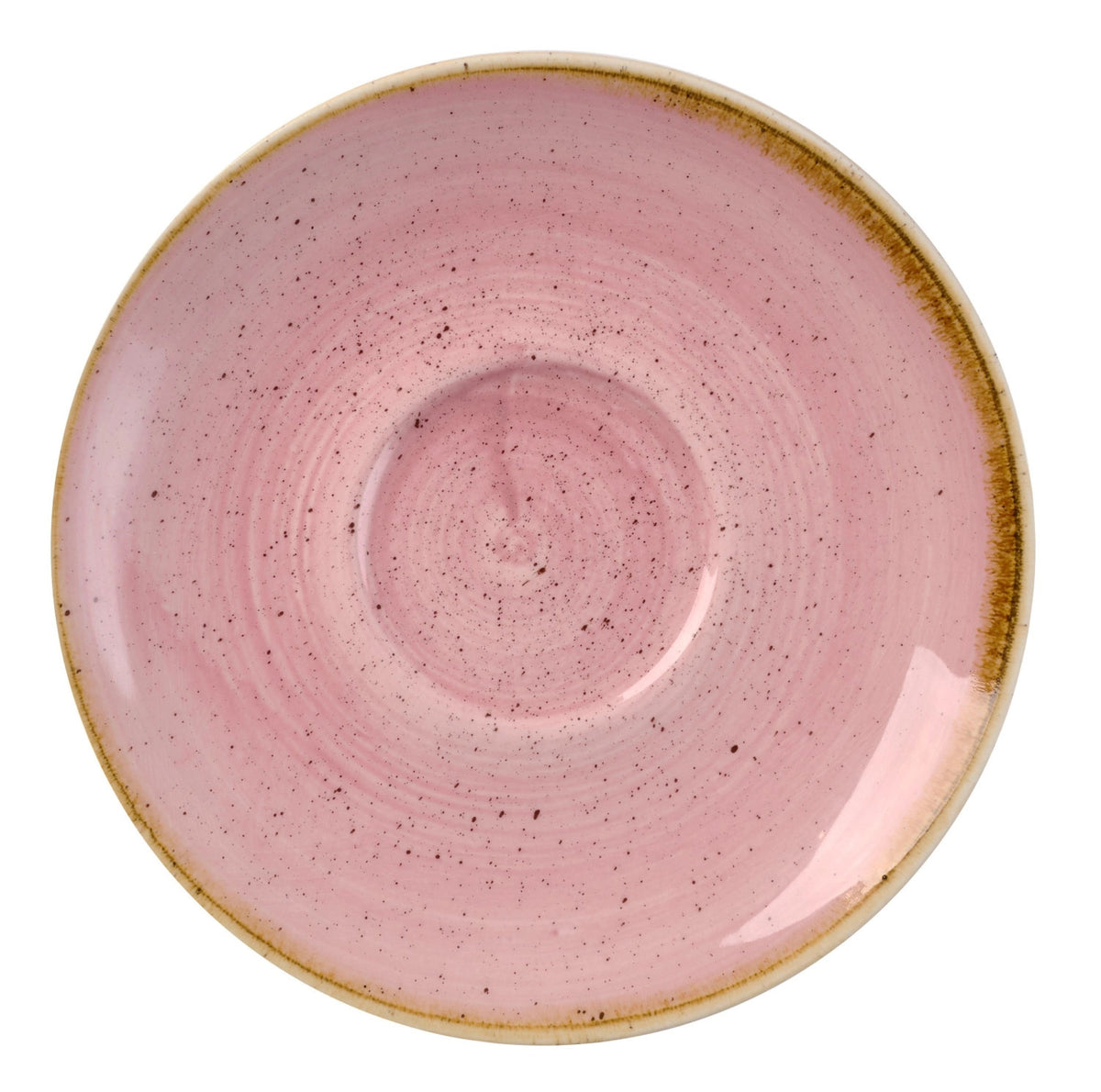 Stonecast Beverage Petal Pink Espresso Untertasse 11.8cm in Pink präsentiert im Onlineshop von KAQTU Design AG. Espressotassen ist von Churchill