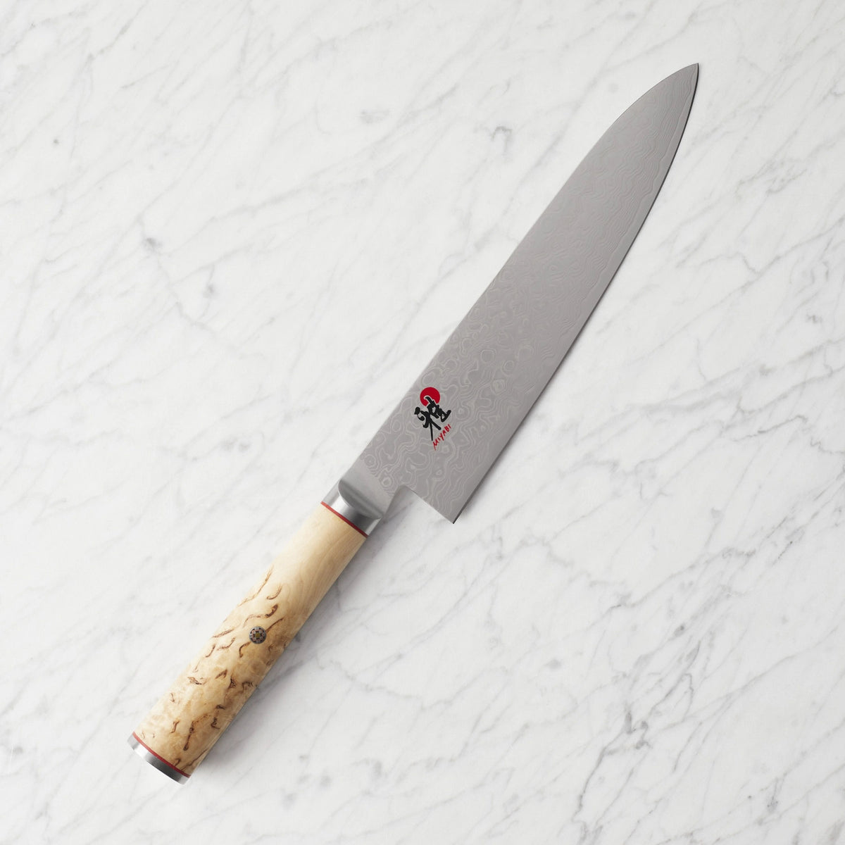 MIYABI 5000MCD GYUTOH, 200mm in Braun präsentiert im Onlineshop von KAQTU Design AG. Damastmesser ist von Miyabi