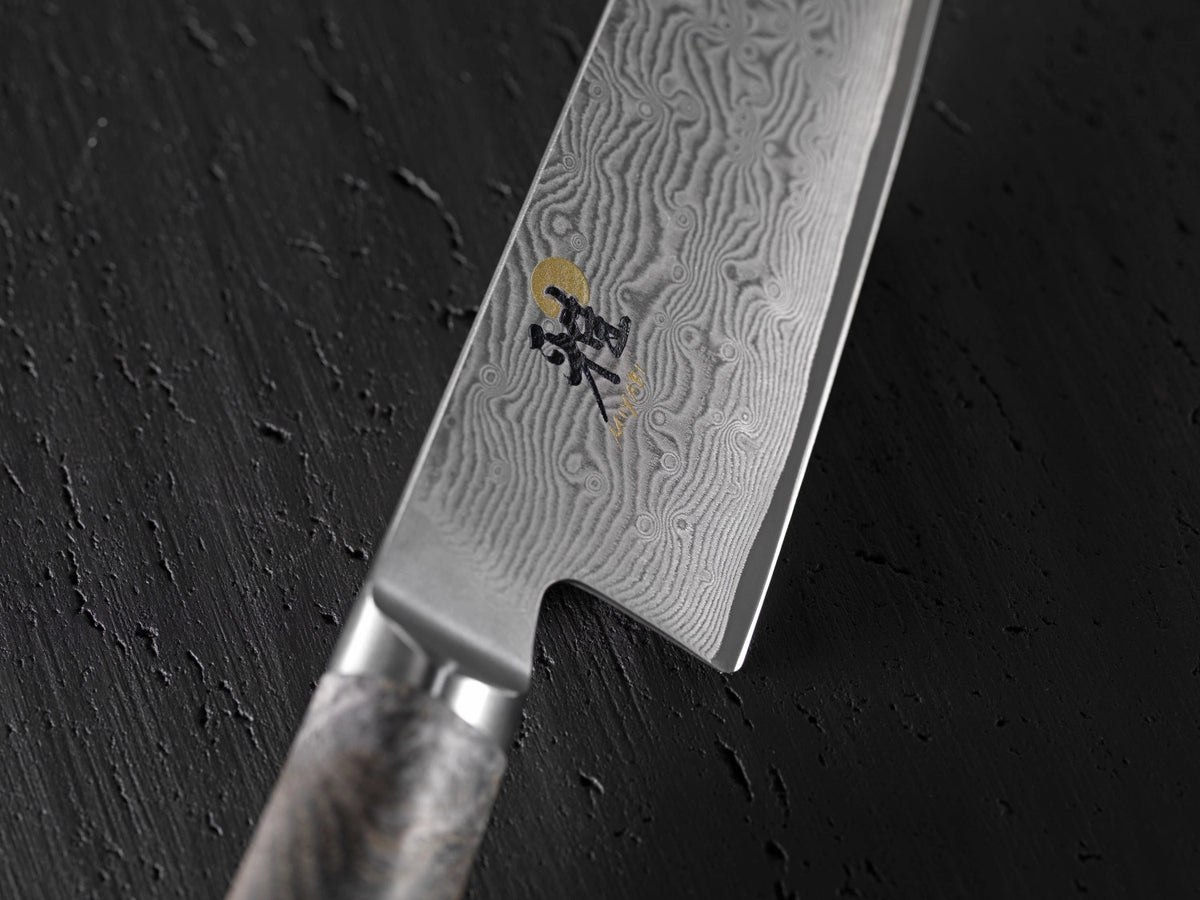 MIYABI 5000MCD 67 BLACK Gyutoh, Ahorn, 240 mm in Schwarz präsentiert im Onlineshop von KAQTU Design AG. Damastmesser ist von Miyabi