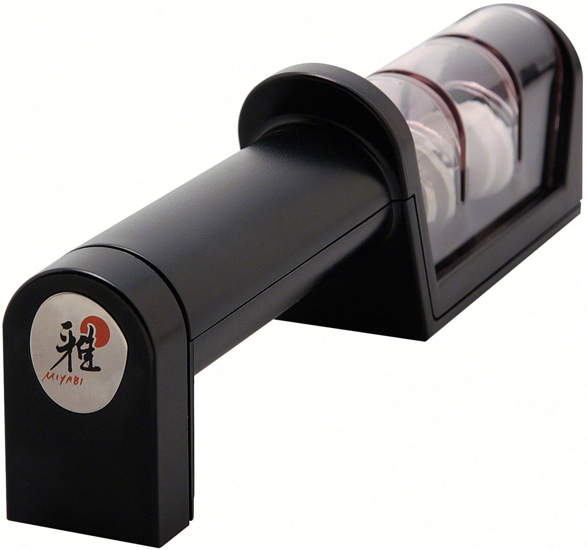 Miyabi Messerschärfer (Diamant- und Keramikrolle) in Schwarz präsentiert im Onlineshop von KAQTU Design AG. Damastmesser ist von Miyabi