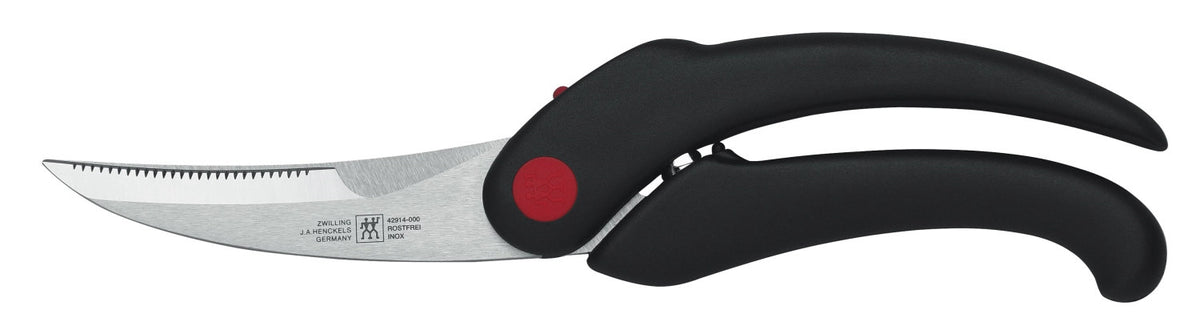 2tlg. Gourmet Messerset (Hackm.+Schere) in Schwarz präsentiert im Onlineshop von KAQTU Design AG. Küchenmesser ist von Zwilling