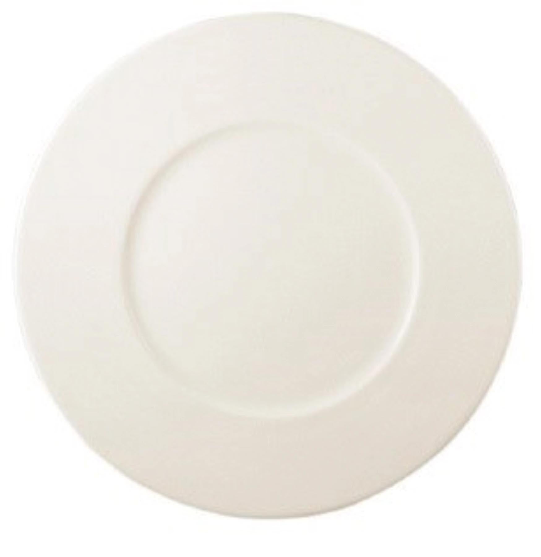 New Bone Gourmet Teller flach 27cm in Weiss präsentiert im Onlineshop von KAQTU Design AG. Teller ist von Royale