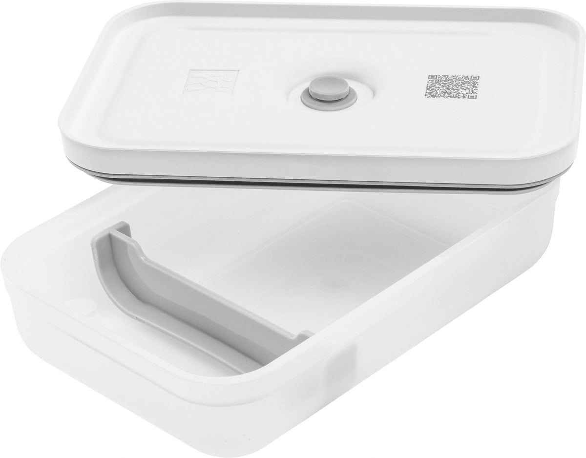 Vakuum-Lunchbox flach L, Kunststoff, 21.7x14.6x6.5 cm - 1.0L in Transparent präsentiert im Onlineshop von KAQTU Design AG. Snackbox ist von Zwilling Kitchen