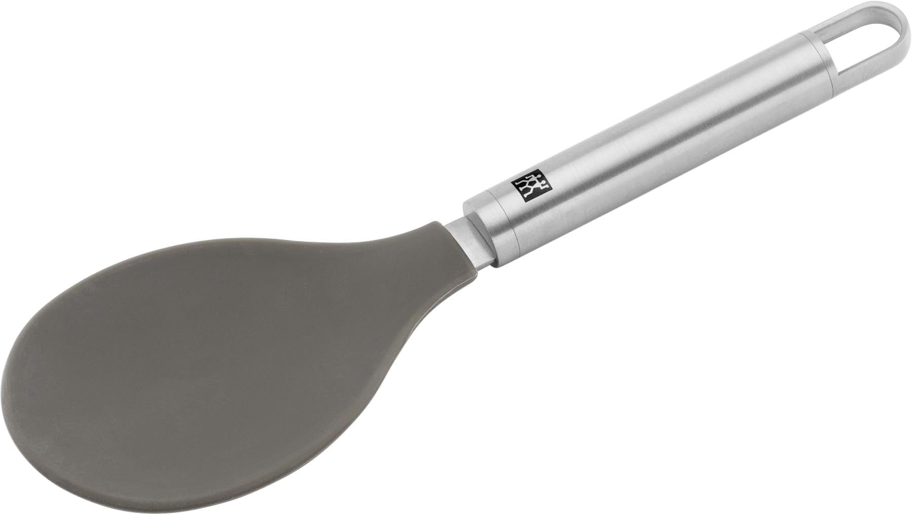 Pro Reislöffel, Silikon, 28.7cm in Silber präsentiert im Onlineshop von KAQTU Design AG. Kochbesteck ist von Zwilling
