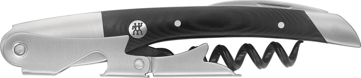 Kellnermesser classic, matt 12.1x2.6 cm in Schwarz präsentiert im Onlineshop von KAQTU Design AG. Barzubehör ist von Zwilling Kitchen