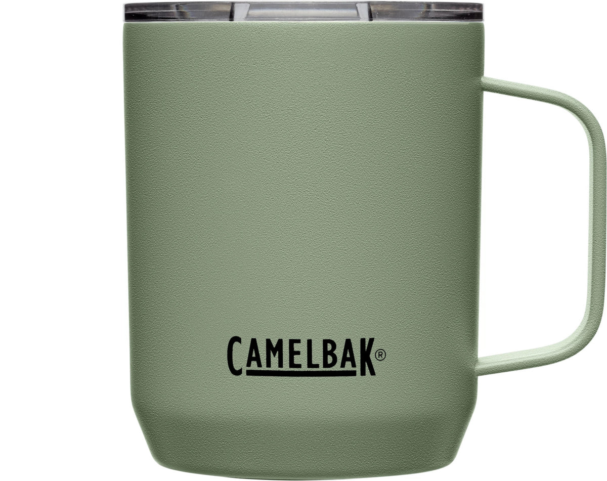 CamelBak Camp Mug V.I. 0.35l moss, in Grün präsentiert im Onlineshop von KAQTU Design AG. Thermosflasche ist von Camelbak