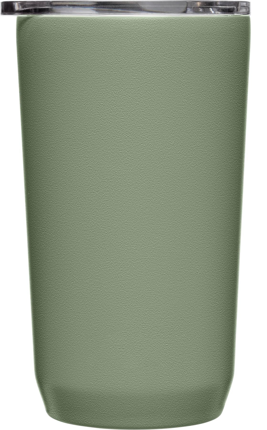 Stylische Camelbak Tumbler V.I. 0.5l in moosgrün, ideal für unterwegs und perfekt isoliert für heiße und kalte Getränke.