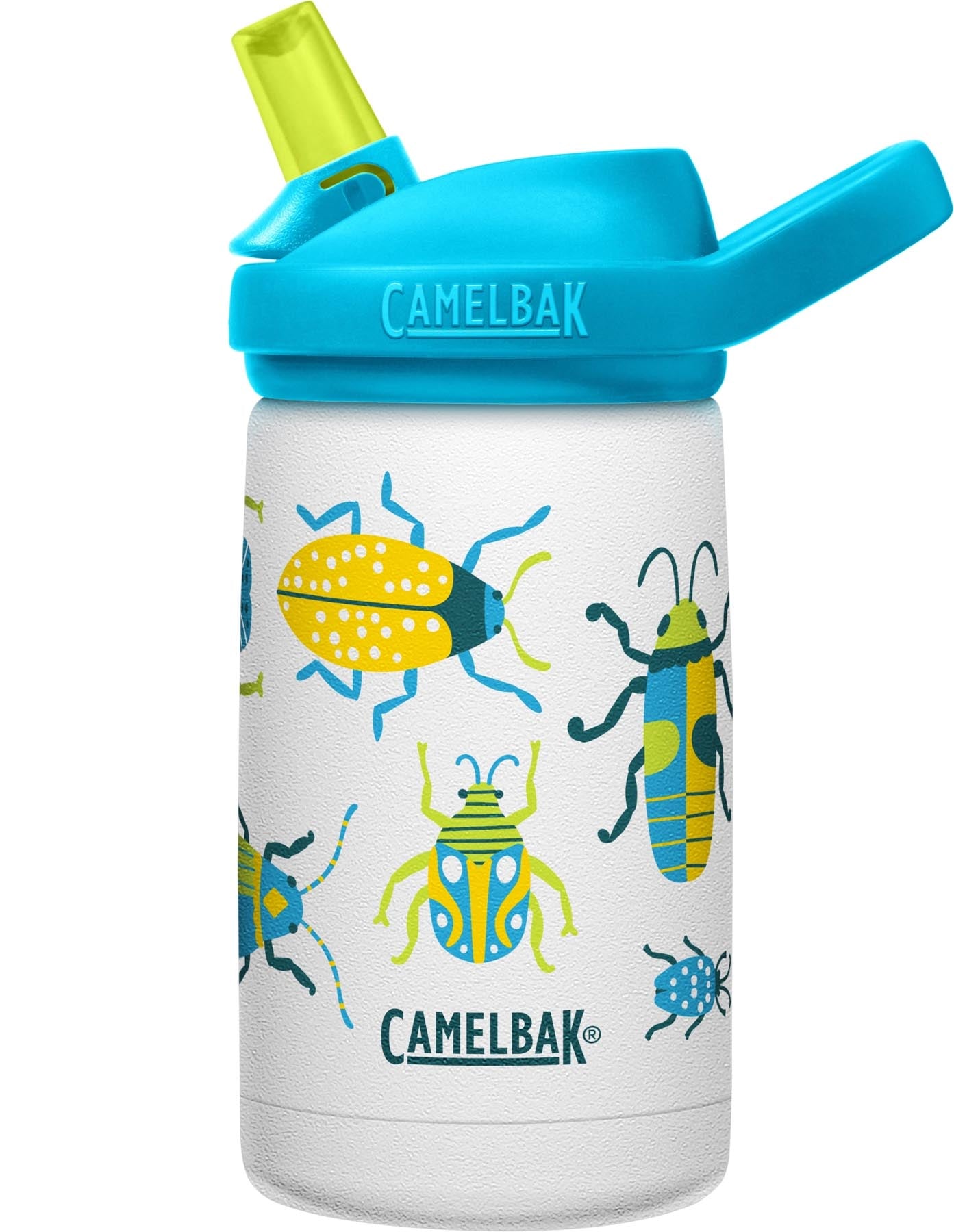 Eddy+ Kids V.I. Bottle 0.35l bugsi, in Blau präsentiert im Onlineshop von KAQTU Design AG. Aufbewahrungsbehälter ist von Camelbak