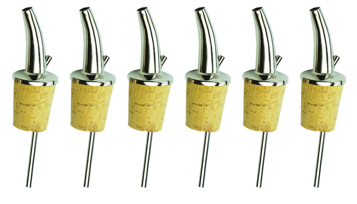 6 Stk. Gastro-Ausgiesser ohne Kläppchen in Silber präsentiert im Onlineshop von KAQTU Design AG. Barzubehör ist von Westmark