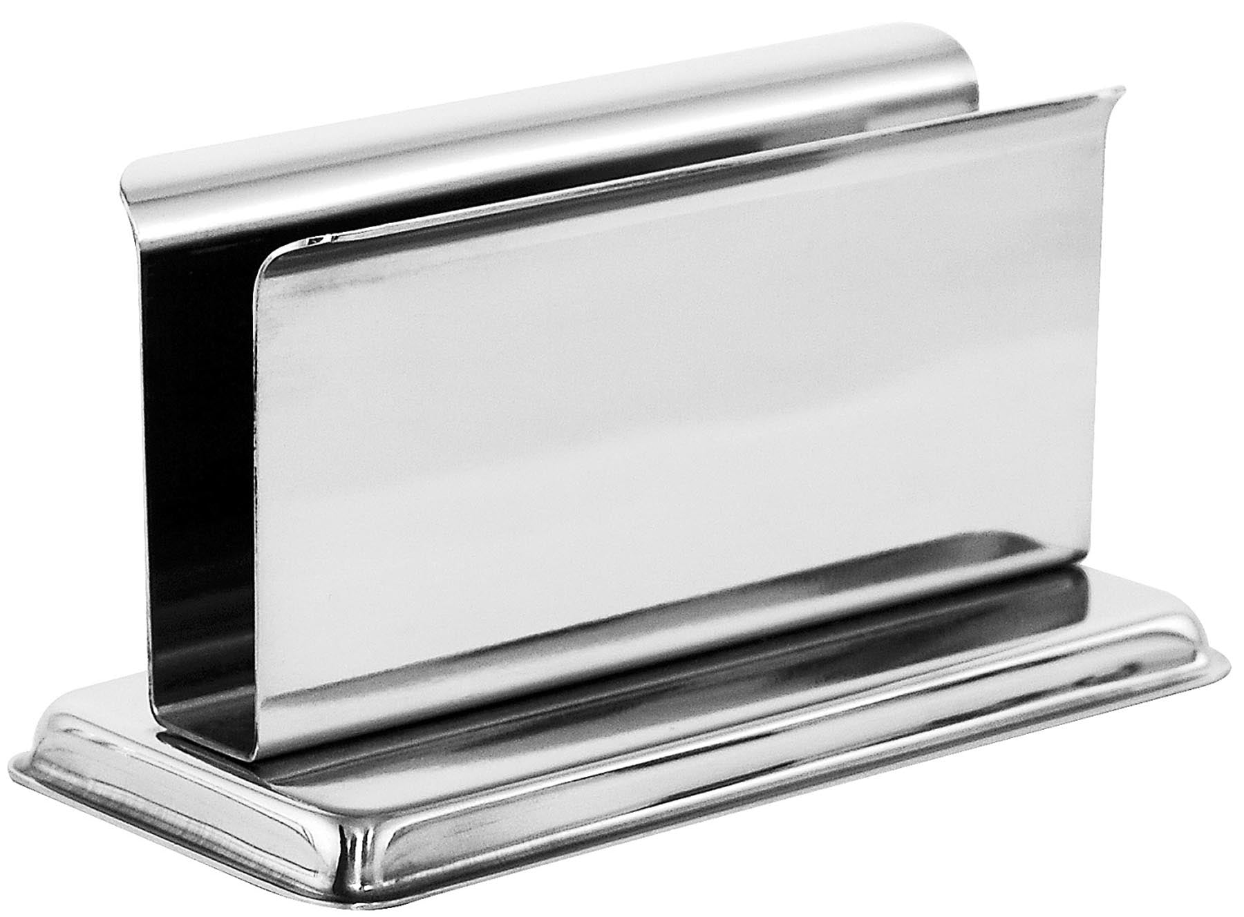 Kartenhalter geschlossen 9x7.5cm in Silber präsentiert im Onlineshop von KAQTU Design AG. Küchenhelfer ist von Lagotto