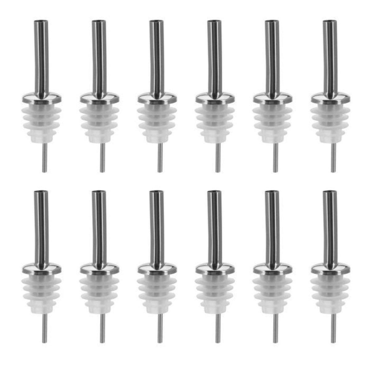 Flaschenausgiesser 18/10 mit Silikonkork in Silber präsentiert im Onlineshop von KAQTU Design AG. Barzubehör ist von Westmark