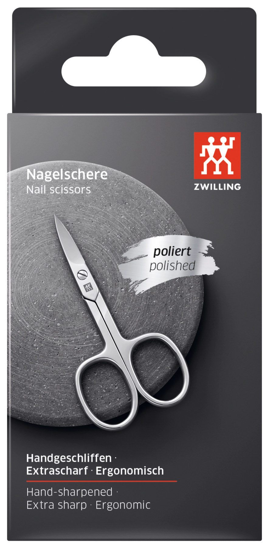 Classic INOX Nagelschere, poliert 90mm in Silber präsentiert im Onlineshop von KAQTU Design AG. Pflege ist von Zwilling Beauty