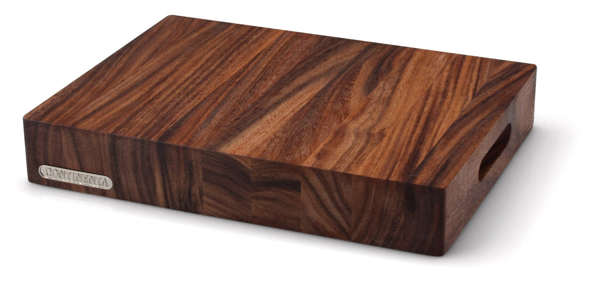 Akazie Hackblock, 39.5x30x6 cm in Braun präsentiert im Onlineshop von KAQTU Design AG. Küchenhelfer ist von Continenta