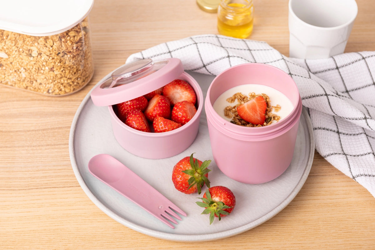 Amuse Life Morning & Noon Schüssel Ø105X142mm Pink in Pink präsentiert im Onlineshop von KAQTU Design AG. Schüssel ist von Amuse