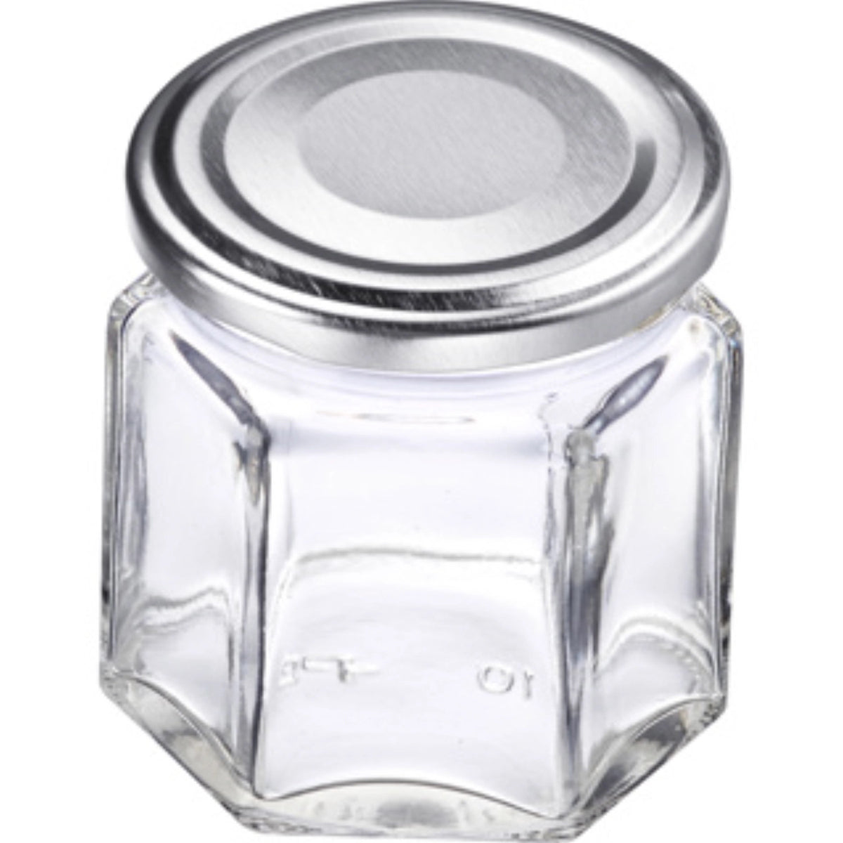 8er Set 45ml 6eck Gläser, m. Deckel weiss 43 mm in Rot präsentiert im Onlineshop von KAQTU Design AG. Küchenhelfer ist von Westmark