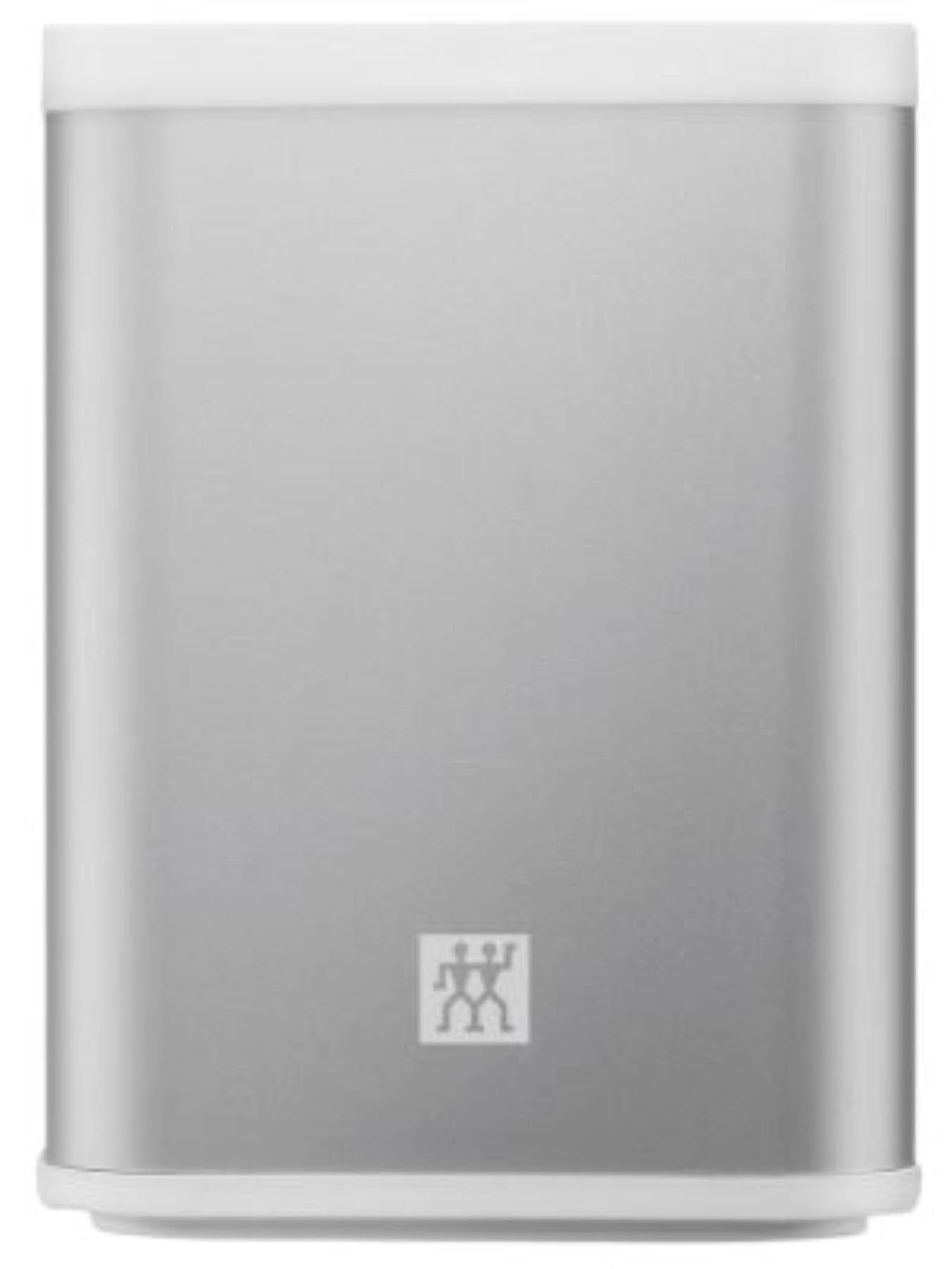 Stilvolle 5-teilige Maniküre-Station in Silber und Weiß von Zwilling Beauty, perfekt für die Pflege und Organisation Ihrer Nägel.