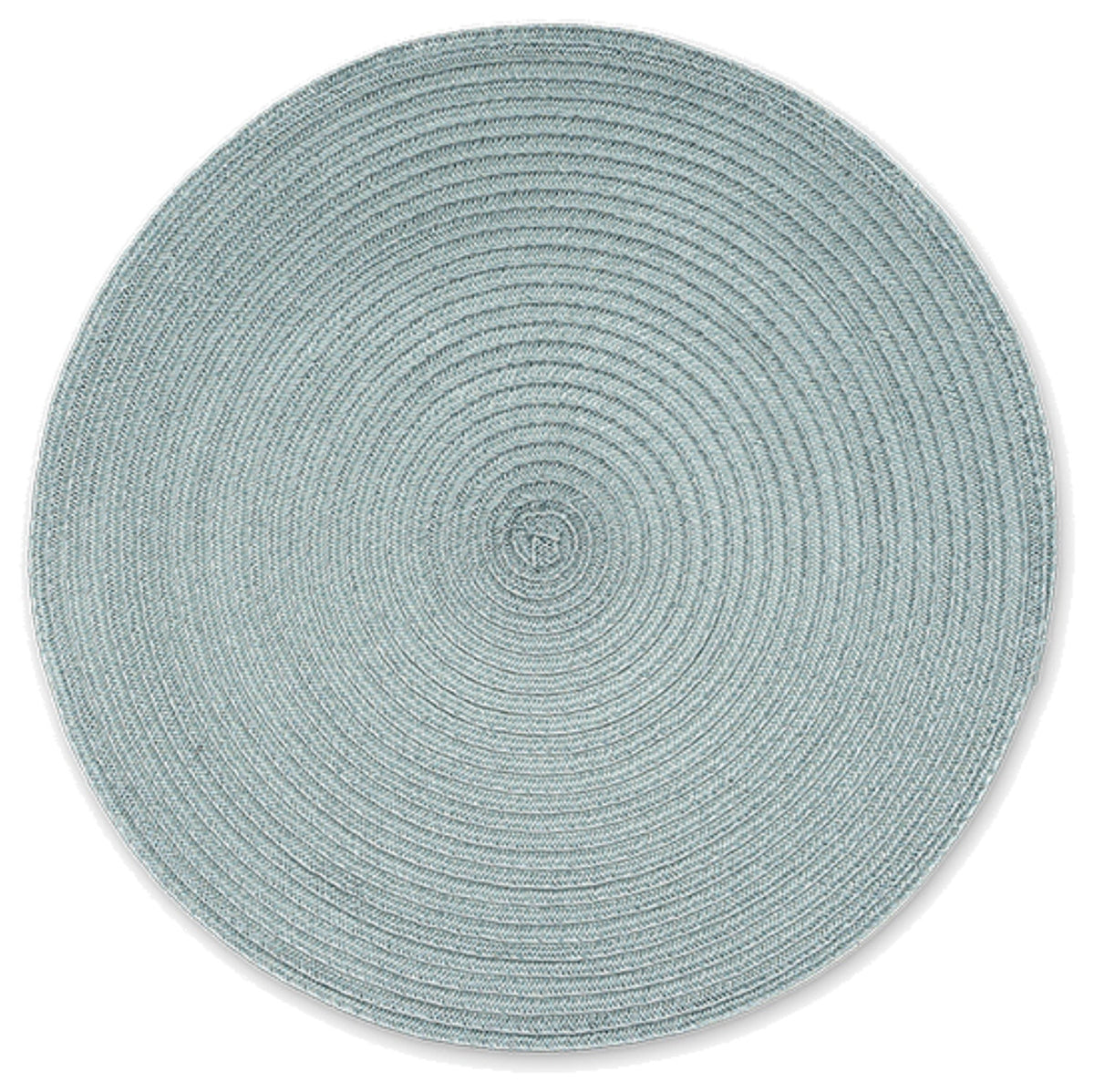 Tischset rund, graublau, 38 cm in Blau präsentiert im Onlineshop von KAQTU Design AG. Tischset ist von Continenta