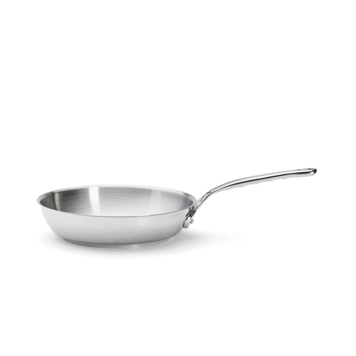 MILADY Bratpfanne unbeschichtet Ø 24cm, Induktion in Silber präsentiert im Onlineshop von KAQTU Design AG. Bratpfanne ist von de Buyer