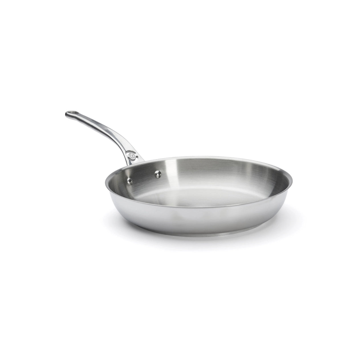 MILADY Bratpfanne unbeschichtet Ø 24cm, Induktion in Silber präsentiert im Onlineshop von KAQTU Design AG. Bratpfanne ist von de Buyer