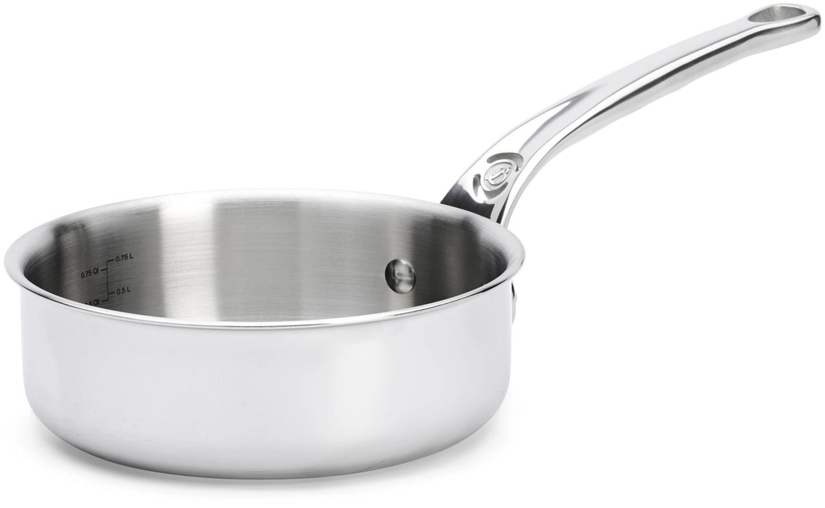 Affinity Sauteuse gerade Ø16cm in Silber präsentiert im Onlineshop von KAQTU Design AG. ist von de Buyer