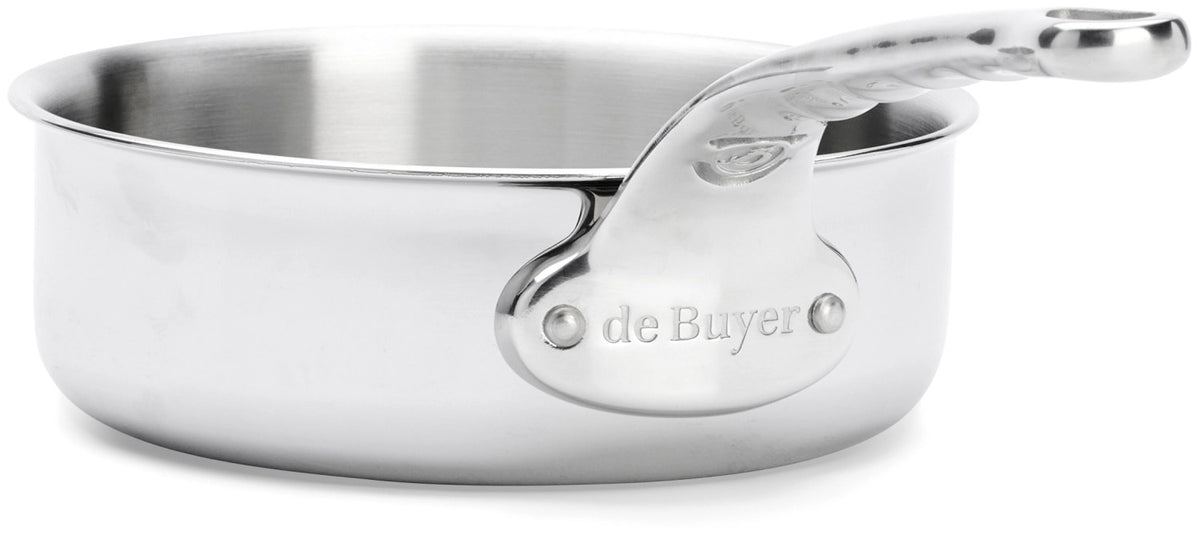 Affinity Sauteuse gerade Ø16cm in Silber präsentiert im Onlineshop von KAQTU Design AG. ist von de Buyer