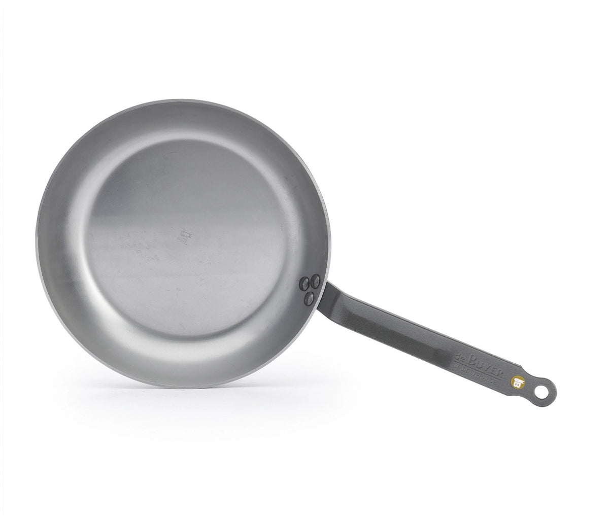 MINERAL B ELEMENT Eisenpfanne Ø 28cm, Induktion in Silber präsentiert im Onlineshop von KAQTU Design AG. Bratpfanne ist von de Buyer