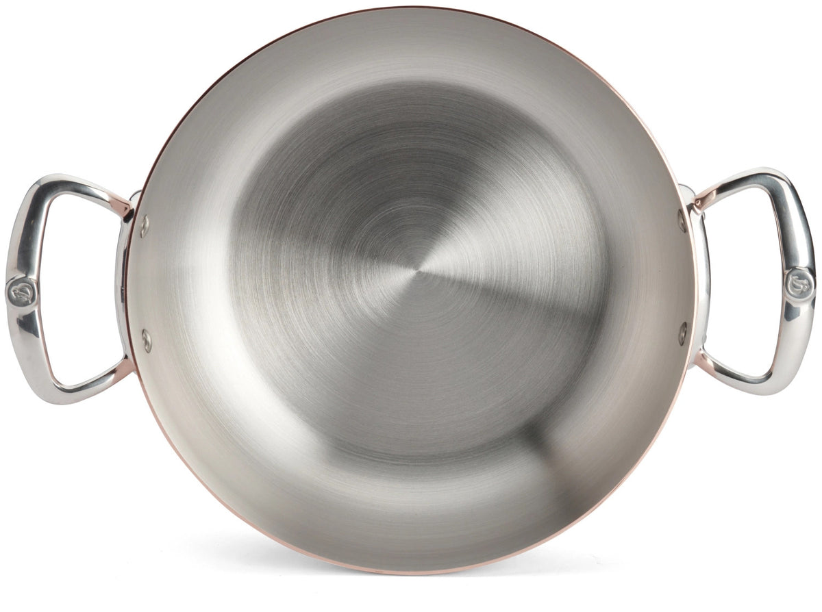 PRIMA MATERA Bratentopf konisch Kupf.Edels.28cm,Deckel,Ind. in Kupfer präsentiert im Onlineshop von KAQTU Design AG. ist von de Buyer