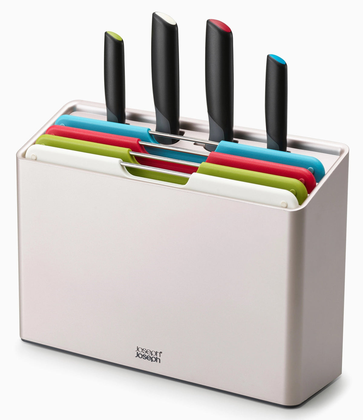Folio Plus Messer + Schneidebrett Set 8tlg. Multicolour in Mehrfarbig präsentiert im Onlineshop von KAQTU Design AG. Schneidbrett ist von Joseph Joseph